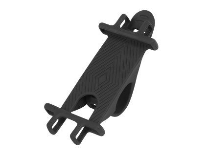 držák telefonu FORCE pro displej 4-6",silikon črn.