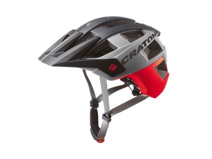 helm allset cratoni grey red matt