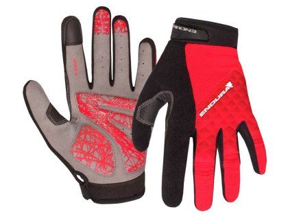 endura hummvee plus rukavice cervene e1124rd