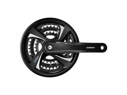 kliky shimano tourney fc tx801 black 42 32 22 s krytem v