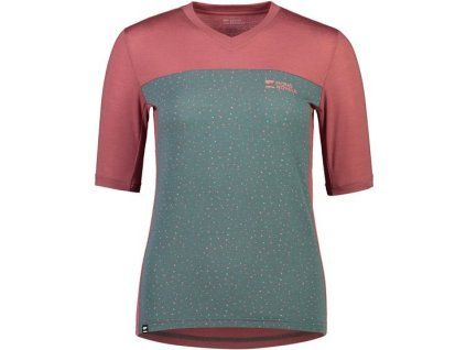 Merino triko Mons Royale REDWOOD ENDURO VT terracotta / terrazzo