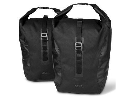 Boční tašky ACID Traveler 20 black ´n´black na zadný nosič (1kus)