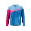 dres CUBE EDGE ROUND NECK JERSEY L/S blue/pink