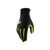zateplené rukavice 100% BRISKER xtreme gloves černá/žlutá